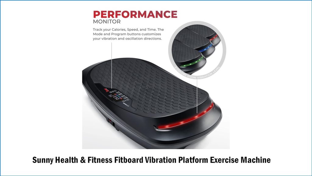 Sunny Health & Fitness Fitboard Vibration Platform Exercise Machine